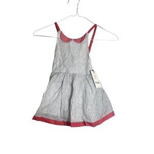 Pleiades Girls Dress Size 2T Pink Tank Shortie Black Polka Dot Fit Flare Summer